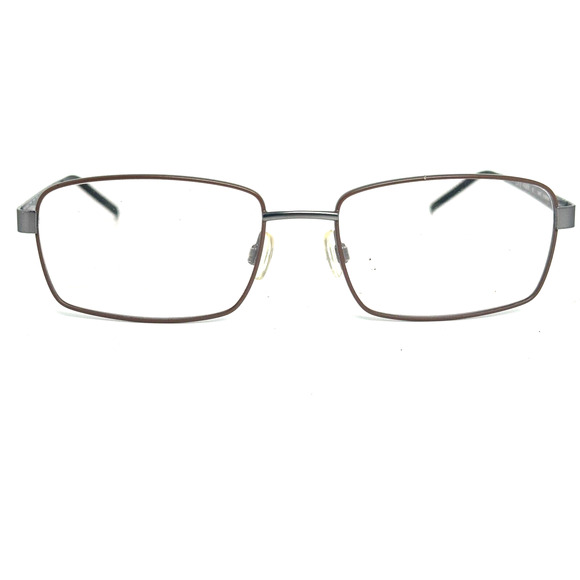 Cole Haan Men's Eyeglasses Brown Rectangular Metal Frame CH4013 210 H13805 - Picture 1 of 7